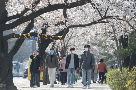 코로나19 사태가 이어지고 있음에도 사회적 거리두기를 무시한 채 외출을 즐기는 사람들이 많아지고 있다. /사진=뉴스1