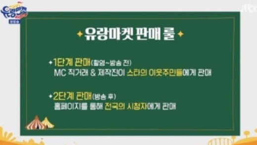 JTBC '유랑마켓'에서 물품을 구매할 수 있는 방법에 대해 관심이 쏠린다. /사진=JTBC 제공   