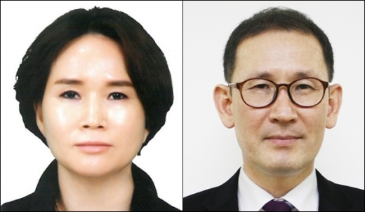 박영숙 신임 서울본부장(왼쪽), 김진준 신임 감사실장. /사진제공=코레일