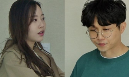이솔이가 스킨십을 거부하는 박성광에게 서운함을 표시했다. /사진=SBS 제공