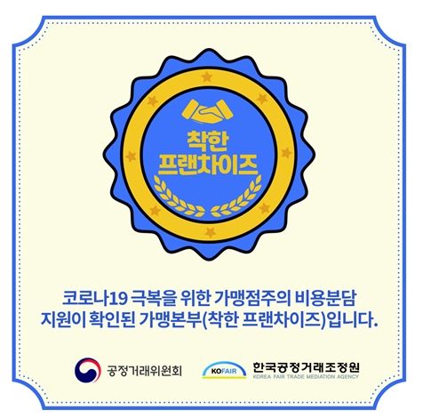 공정위, 현재까지 170개 가맹본부 착한프랜차이즈 확인