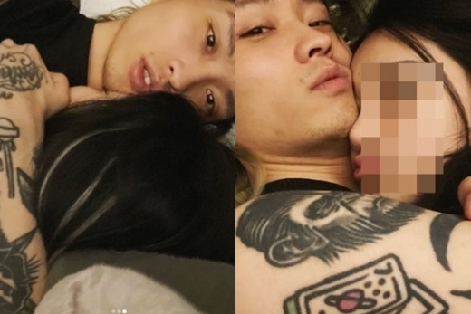 래퍼 씨잼이 럽스타그램을 게재하며 여자친구를 향한 애정을 과시했다. /사진=씨잼 인스타그램