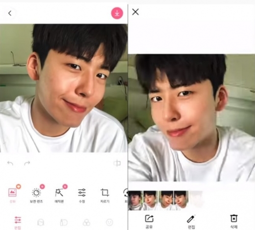 박보검 닮은꼴로 화제를 모은 고등학생 김민서 군(19)이 유튜브 채널을 개설했다./사진='민서공이' 유튜브 캡처