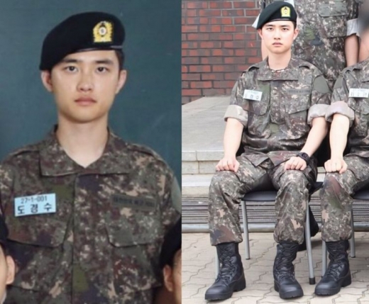디오는 지난해 7월 현역으로 입대해 현재 조리병으로 복무하고 있다. /사진=국군 소통 서비스 더캠프