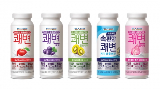 롯데푸드 파스퇴르는 장 건강 대표 발효유 ‘쾌변’을 리뉴얼하고 ‘쾌변 콜라겐’을 새로 선보인다. /사진=롯데푸드