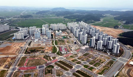 무안 남악 오룡지구 전경 /사진=전남개발공사