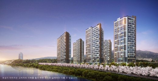 양평 휴번빌 리버파크 어반 투시도. /사진=일신건영