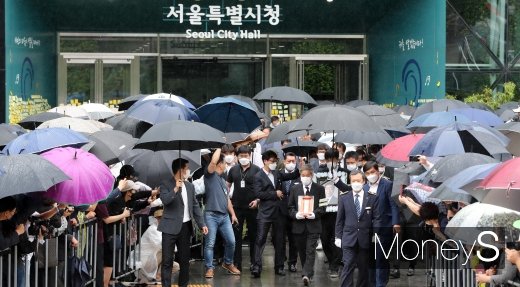 [머니S포토] 故 박원순 시장의 마지막 가는길