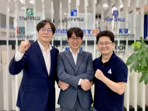 (왼쪽부터) 전용주 디토닉 대표, 이칠환 빈센 대표, 송영욱 튠잇 대표. /사진제공=빈센