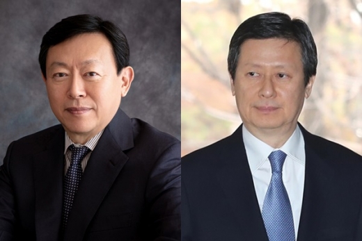신동빈 롯데그룹 회장(왼쪽)과 신동주 SDJ코퍼레이션 회장./사진=롯데지주