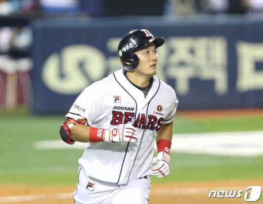 [사진] 최주환 '홈런이야'