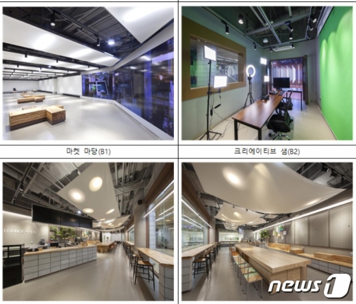 서울 지하철 5호선 영등포시장역이 문화예술 거점으로 재탄생했다.(서울시제공)© 뉴스1