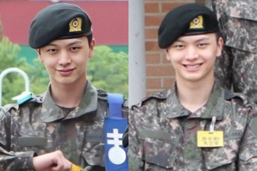 그룹 비투비 멤버 육성재의 근황이 공개됐다. /사진=육군훈련소 