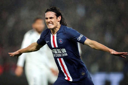 파리 생제르망(PSG)의 에딘손 카바니가 SL 벤피카의 메디컬 테스트를 앞두고 있는 것으로 전해졌다. /사진=로이터