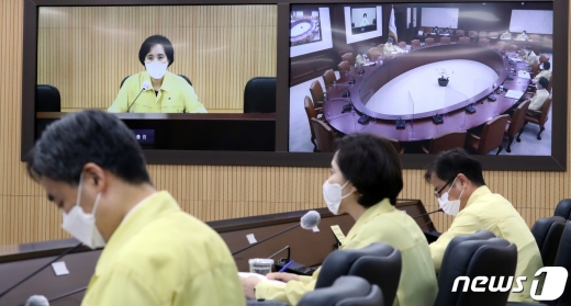 [사진] 서울-세종 영상 사회관계장관회의