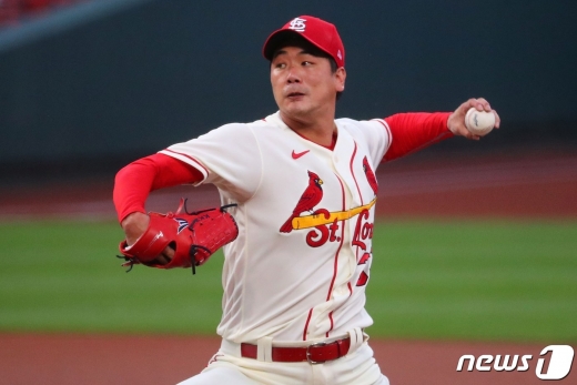 세인트루이스 카디널스에서 투수로 활약하고 있는 김광현© AFP=뉴스1