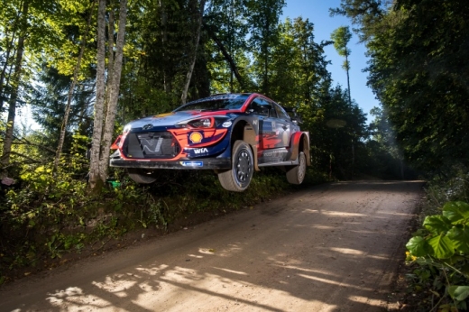 현대차 월드랠리팀이 2020 WRC 에스토니아 랠리에서 우승했다. /사진제공=현대자동차