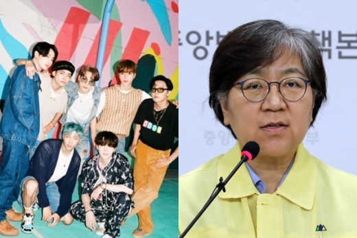 그룹 방탄소년단이 질병관리본부 정은경 본부장의 '코로나19 챌린지' 제안에 답했다. /사진=빅히트엔터테인먼트 제공, 뉴스1