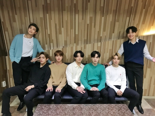 그룹 방탄소년단이 '뉴스9'에 출연해 빌보드 차트 1위 소감과 다음 앨범에 대해 언급했다. /사진=빅히트엔터테인먼트 제공