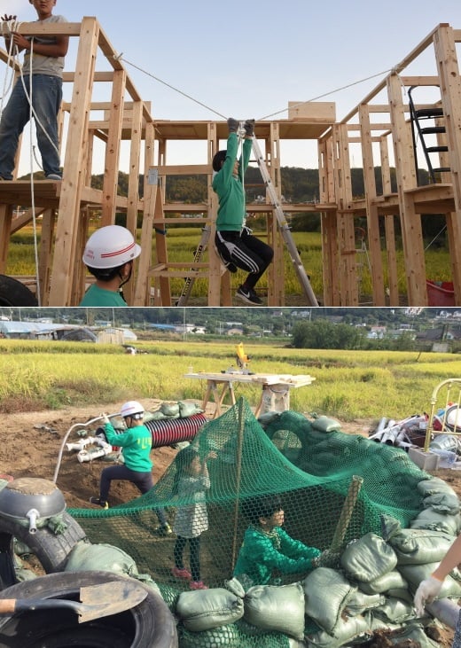 빈둥 프로젝트는 아이들이 마음껏 놀이하며 놀이공간을 주체적으로 만드는 활동이다. /사진제공=빈둥협동조합