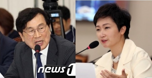 유재중, 이언주 전 의원(왼쪽부터). /사진=뉴스1DB