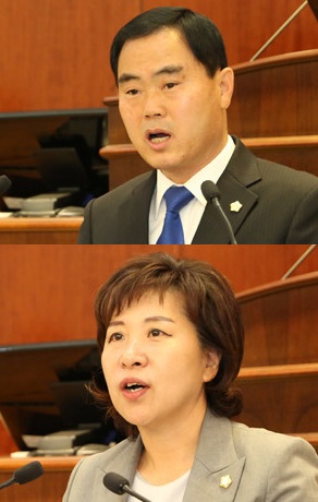 (위로부터) 이영환, 김영실 의원. / 사진제공=남양주시의회 