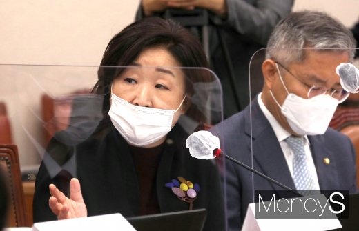 심상정 정의당 의원은 "이스타항공이 자본잠식 상태에도 국토부의 노선 특혜를 받았고 추가 수사가 필요한 과정이지만 부실화 과정에 전형적인 M&A 수법이 동원됐다"고 주장했다. /사진=장동규 기자