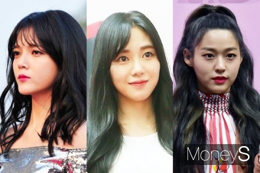 권민아의 AOA 내 괴롭힘 폭로 여파는 그야말로 파국으로 치달았다. 사진은 지민, 권민아, 설현(왼쪽부터). /사진=임한별, 장동규 기자