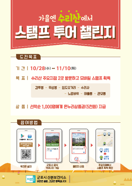'걷기 챌린지' 홍보 포스터. / 사진제공=군포시