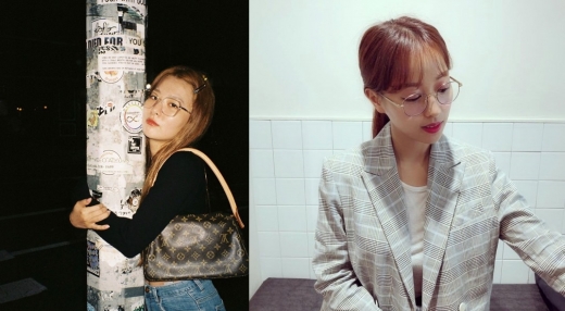 메탈 프레임, 뿔테 프레임 등 안경만큼 강력한 패션 액세서리는 없다. /사진=슬기, 임현주 아나운서 인스타그램 