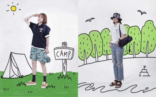 서스테이너블 라이프웨어 '나우'(NAU)는 지난 여름 화보에 자사 직원들이 모델뿐만 아니라 기획부터 촬영, 편집 전 과정에 직접 참여했다. /사진=나우 제공