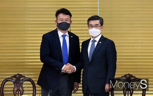 [머니S포토] 더불어민주당 한반도TF-서욱 국방부 장관 오찬 간담회