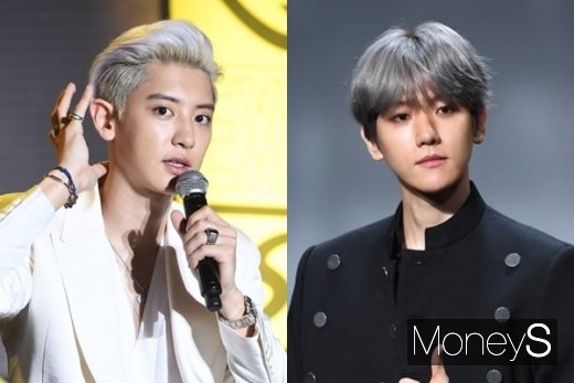 엑소 멤버 백현이 자신의 지인이라 주장하는 사생활 폭로글에 입을 열었다. 사진은 엑소 찬열과 백현. /사진=장동규 기자