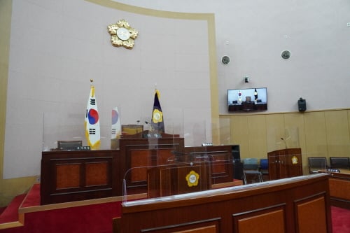 기장군의회 본회의장 전경/사진=기장군의회