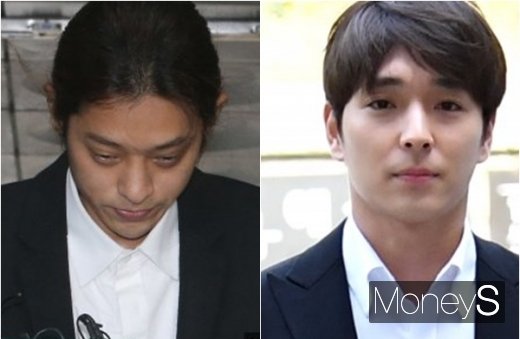 인스타그램은 유죄판결을 받은 성범죄자에 한해 계정을 비활성화하고 있다. 사진은 (왼쪽부터) 정준영과 최종훈. /사진=장동규 기자