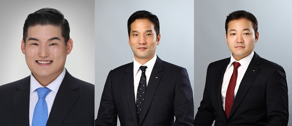 (왼쪽부터) 장선익 동국제강 이사, 이태성 세아홀딩스 부사장, 이주성 세아제강지주 부사장. /사진=각 사