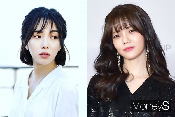 사진은 권민아(왼쪽)와  AOA 출신 지민. /사진=우리엑터스 제공, 임한별 기자