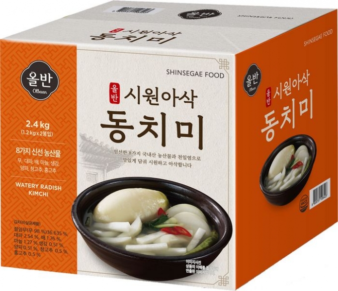 올반 시원아삭 동치미 (제공 신세계푸드)