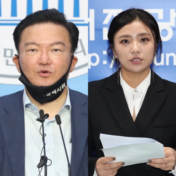 24일 민경욱 전 의원(왼쪽)과 김소연 변호사가  당협위원장직에서 박탈당했다. /사진=뉴스1