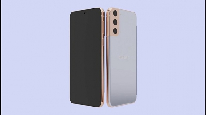 삼성전자의 스마트폰 '갤럭시S21'의 랜더링 이미지. /사진=아이스유니버스 트위터 캡처