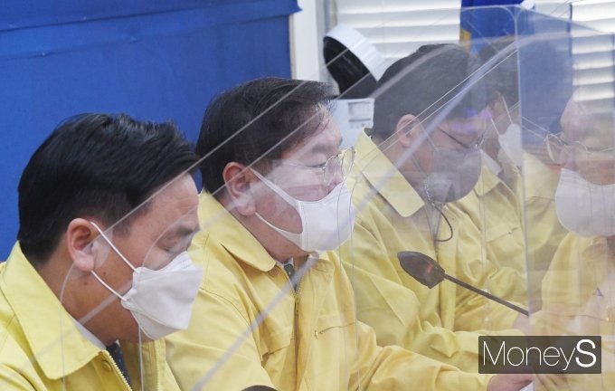 [머니S포토] 정조위 발언하는 김태년 원내대표