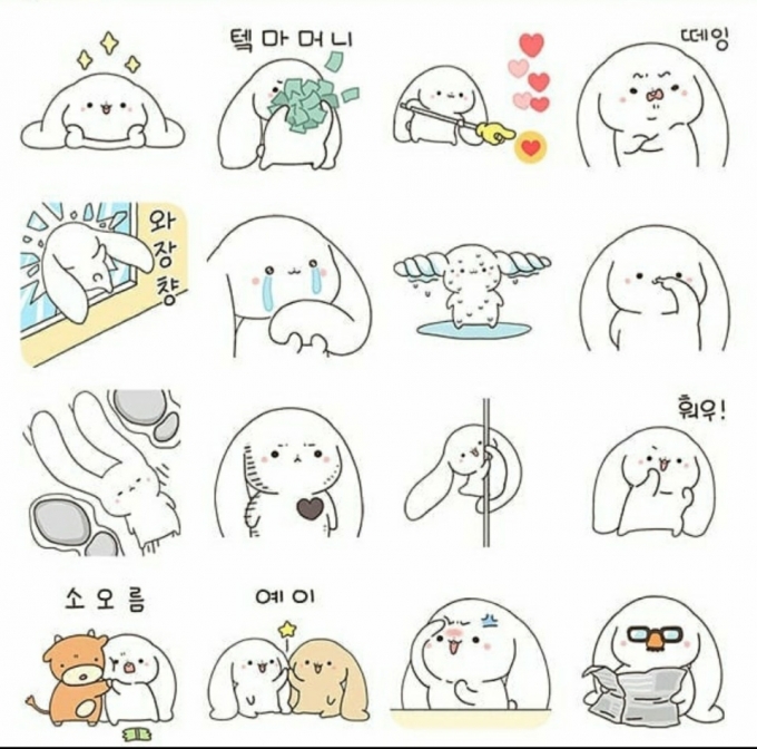 망붕이는 귀여운 외모로도 인기를 끌었지만 반전되는 과격한 감정 표현이 특히 팬들 사이에서 매력 포인트로 꼽혀왔다. /사진제공=카카오이모티콘