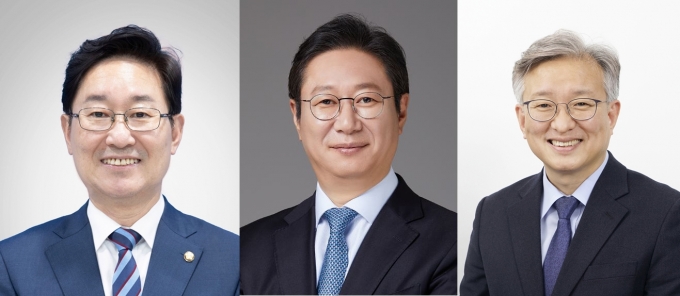 지난해 '12·4 개각'부터 이날 3차 개각까지 한달 새 의원 입각이 이어졌다. 사진은 박범계(왼쪽부터) 법무부 장관 후보자, 황희 문화체육부장관 후보자, 권칠승 중소벤처기업부 후보자. /사진=뉴스1 