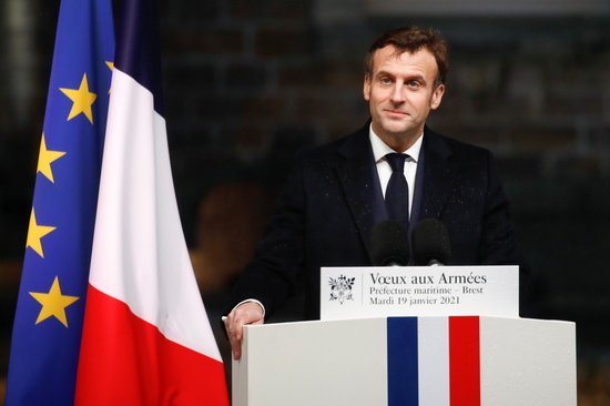 에마뉘엘 마크롱 프랑스 대통령이 미국의 파리기후변화협약(파리협약) 재가입을 환영한다고 밝혔다. /사진=로이터