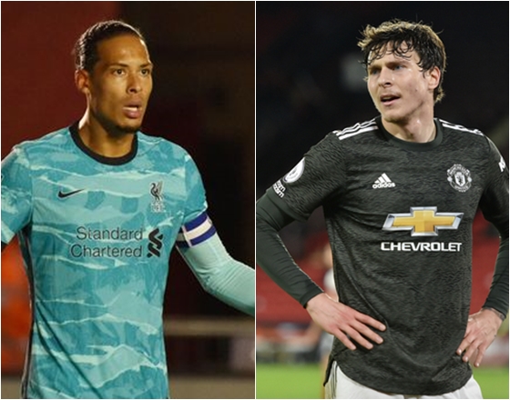 맨체스터 유나이티드가 지난 2017년 여름 수비수 버질 반 다이크(왼쪽) 대신 빅토르 린델로프를 선택했다는 증언이 나왔다. /사진=로이터