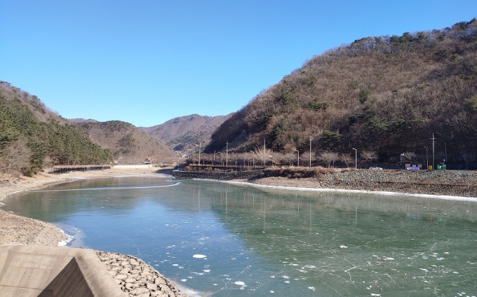 기장군 정관읍 병산저수지 전경/사진=기장군