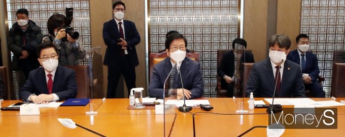 [머니S포토] 박병석 국회의장의 인사말