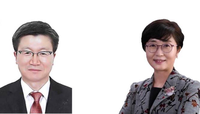 (왼쪽부터)김기형 NH농협캐피탈 부사장(RW금융본부)과 장미경 NH농협캐피탈 부사장(여신관리본부)./사진=NH농협캐피탈