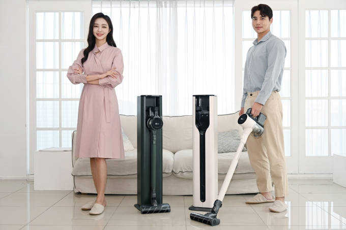 LG전자의 프리미엄 무선청소기 코드제로 A9S 씽큐. / 사진=LG전자 
