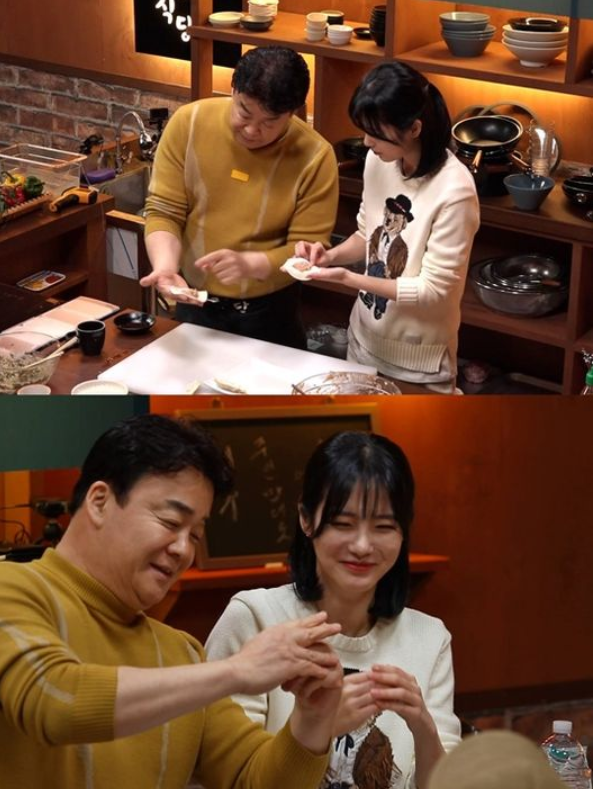 신예은이 SBS '맛남의 광장'에 출연해 만두 빚기 실력을 공개한다. /사진=SBS 제공